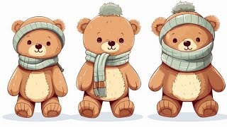 how to draw very easy teddy bear drawingdance video of teddy bear [upl. by Harrison]