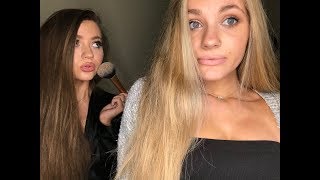 ASMR trying to give my IDENTICAL TWIN ASMR TINGLES [upl. by Ellenrahs]