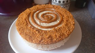 Biscoff cheese cake  No bake cheese cake [upl. by Colas]