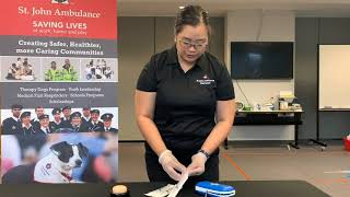 Naloxone Demo Nasal Spray and Intramuscular Injection [upl. by Zoarah]