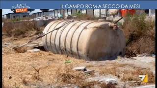 Il campo rom senzacqua e i bambini si ammalano [upl. by Alix]