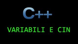 Tutorial C Lezione 3  variabili e istruzione cin [upl. by Adnarom]