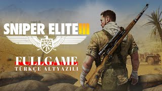 SNIPER ELITE 3 Full Game Türkçe Altyazılı [upl. by Winer]