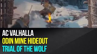 Assassins Creed Valhalla  Odin Mine Hideout  Trial of the Wolf [upl. by Berneta]