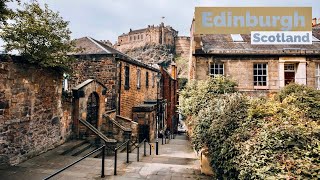 Edinburgh Scotland  The Most Beautiful City In The World  Walking Tour 4K HDR 60fps [upl. by Irv]