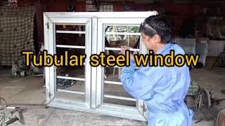 How to make tubular Butterfly Steel Window [upl. by Garv]