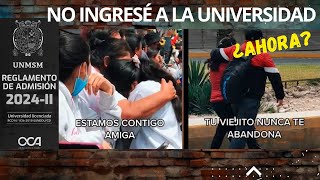 🔴 No ingresé a la universidad Examen de admisión San Marcos 2024 [upl. by Derfnam735]