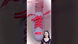 Trendy styles to tie shoelaces for fashion crisscross sneakers lacing shorts shoeslacestyles [upl. by Sonitnatsnoc]