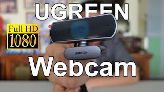 UGREEN 1080P Full HD Webcam Review amp Video Test [upl. by Cressida]