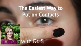 The Easiest Way to Put on Contacts [upl. by Trebreh]