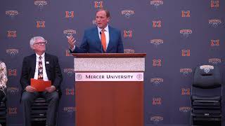 Mercer Mens Basketball New Head Coach Ryan Ridder Press Conference [upl. by Spratt]