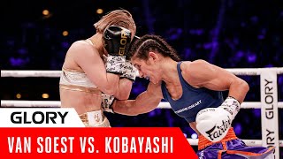 GLORY 80 Tiffany Van Soest vs Manazo Kobayashi Super Bantamweight Title Fight  FULL FIGHT [upl. by Lenssen]