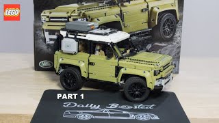 LEGO 42110 Technic Land Rover Defender LIVE Build Part 1 [upl. by Kennedy906]