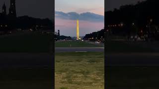 Washington MonumentDC at sunset 워싱턴디씨 워싱턴기념비 dcsunset washingtonmonument 워싱턴디씨 [upl. by Hairam]