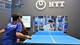 NTTが「IOWN」の技術を活用したデモを披露（Interop Tokyo 2023） [upl. by Eugnimod54]