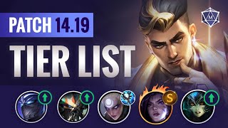 NEW Updated TIER LIST for Patch 1419 Split 3  League of Legends [upl. by Lagiba264]