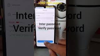 How to online v380 smart PTZ WiFi camera setup with mobile v380 shorts short cctv [upl. by Suinotna]