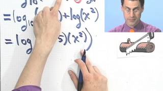 Combining Logarithmic Expressions [upl. by Aldredge]