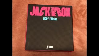 JHope quotJack in the Boxquot album unboxing [upl. by Nebe673]