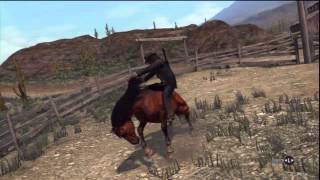 Red Dead Redemption HorseBreaking Job in Ridgewood Farm [upl. by Rech26]