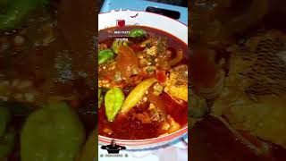 AUTHENTIC Ghanaian Banku with Okro soup Papabi so delicious youtubeshorts africanfood shorts [upl. by Rockwood]