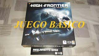 HIGH FRONTIER  JUEGO BASICO  Parte 2  Aprende a jugar [upl. by Virgil826]