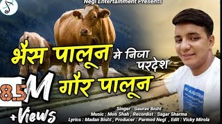 भैस पालून गौर पालून latest new kumaoni song me nija Pradesh singer by gaurav bisht 2024 [upl. by Houston]