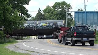 Watch Bay County train derailment caught on camera [upl. by Vastha926]