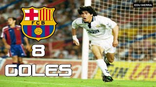 GOLES DE IVÁN ZAMORANO AL FC BARCELONA CON LA CAMISETA DEL REAL MADRID 1992  1996 [upl. by Gloria]