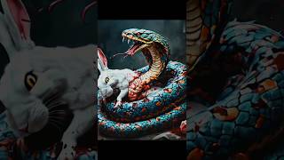 Cobra Snake attacked rabbit  Cobra Snake vs Rabbit  shorts cobrasnake rabbit fighting ytshort [upl. by Mariquilla]