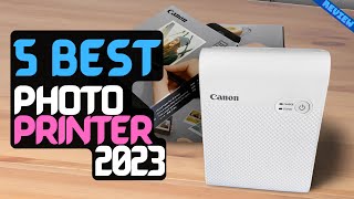 Best Portable Photo Printer of 2023  The 5 Best Photo Printers Review [upl. by Alicul]