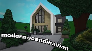 MODERN Scandinavian House  Welcome to Bloxburg  Tour [upl. by Abelard875]