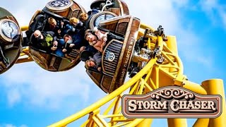 Paultons Park Storm Chaser POV 2023 [upl. by Sternick]