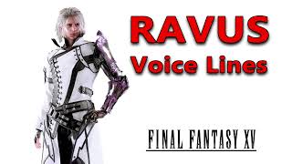 Final Fantasy XV Ravus Nox Fleuret Voice Lines  Bonus [upl. by Grimbald168]