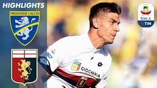 Frosinone 12 Genoa  Piątek Scores Twice to Sink Frosinone  Serie A [upl. by Roos]