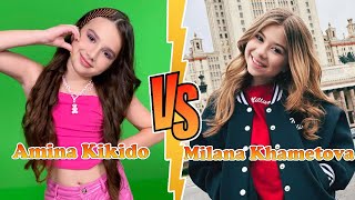 Milana Khametova VS Amina Kikido Transformation 👑 New Stars From Baby To 2023 [upl. by Elwee]