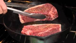 How To PanBroil a Steak [upl. by Bravin]