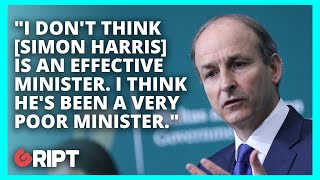 quotA very poor Ministerquot Micheál Martin on Simon Harris in 2019 [upl. by Willey896]