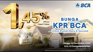 Bunga KPR BCA Akhir Tahun [upl. by Besnard639]