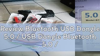 Review Bluetooth USB Dongle 50  USB Dongle Bluetooth 50  USB Bluetooth Receiver 50  Bluetooth [upl. by Wahlstrom]