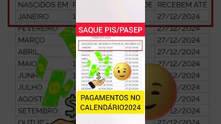 DATAS DE SAQUE PISPASEP 2022 CALENDÁRIO 2024 [upl. by Atinoj632]