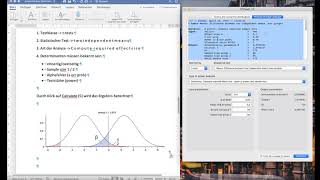 GPower  Wie berechnet man die Effektstärke mit GPower [upl. by Losiram564]