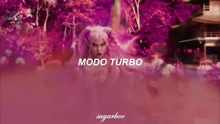 Luísa Sonza Pabllo Vittar Anitta  MODO TURBO Español  Official Music Video [upl. by Ellehcer731]