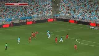 Manchester City  FC Bayern München 13  CL Gruppe D  02102013  Highlights  pes2014 [upl. by Derfla]