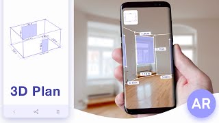 AR Plan 3D – Cam to Plan Floorplanner [upl. by Ynelram679]