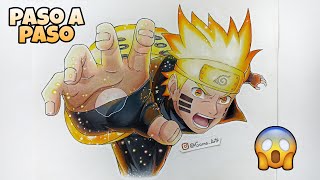 Como dibujar a NARUTO Modo Sabio de los 6 caminos Paso a Paso  How to draw Naruto Six Paths [upl. by Ahsiyk]