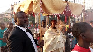 Corpus Christi Procession 2024 by Oraukwu Catholic Community on 241124  St Joseph Field Oraukwu [upl. by Knutson]