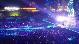 Coldplay Live in Manila  Something Just Like This [upl. by Yensehc]