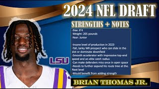 Brian Thomas Jr Scouting Report [upl. by Yonah]