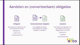 Converteerbare obligaties  Bedrijfseconomie VWO [upl. by Ruthe]